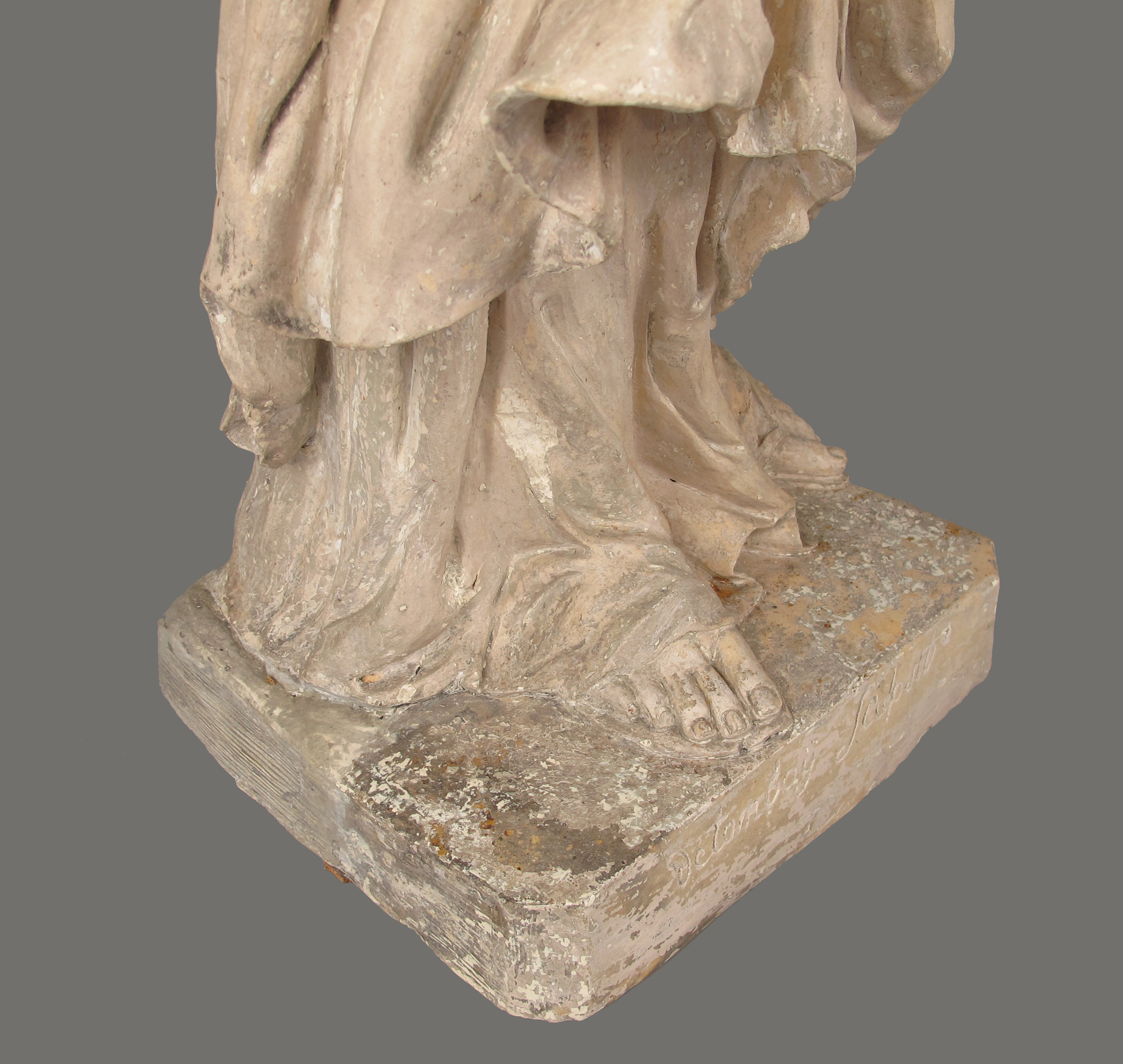 Terracotta Virgin and Child, Detombay Liege 18th C. - Image 11